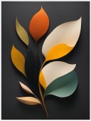 Poster abstract - Viziune frunze