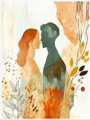 Poster boho art - Iubire