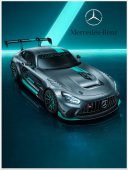 Poster auto - Mercedes AMG 