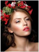 Poster beauty - Model cu coronita