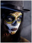 Poster beauty-Machiaj de Halloween