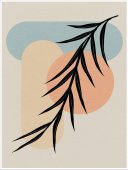 Poster boho art - Ramura salcie