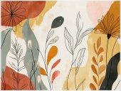 Poster boho art - Vegetatie