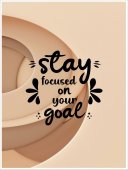 Poster motivational - Despre concentrare