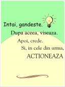 Poster motivational - Despre cumpatare