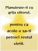 Poster motivational - Despre viitor