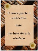 Poster motivational - Despre vindecare