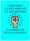 Poster motivational - Fermitate