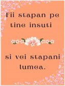 Poster motivational - Autocontrol