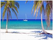 Poster natura - Barca pe oceanul linistit