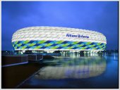 Poster sportiv - Alianz Arena stadion - foto poster  decorativ perete