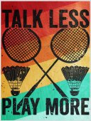 Poster sportiv - Badminton - foto poster decorativ pentru perete