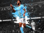 Poster sportiv - Raheem Sterling - foto poster decorativ pentru perete