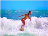 Poster sportiv Surfing - foto poster decorativ pentru perete