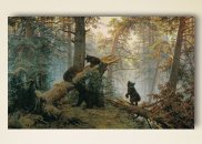 Tablou canvas -  Dimineata in padurea de pini -  Ivan Shishkin
