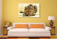 Tablou canvas -  Leopard cu ochi de safir