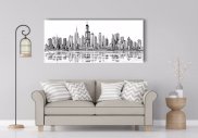 Tablou canvas - America skyline