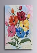 Tablou canvas - Buchet multicolor