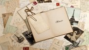 Tablou canvas - colaj scrisori vintage