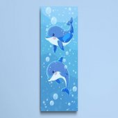 Tablou canvas - Delfini jucausi