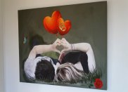 Tablou canvas - Juraminte de iubire