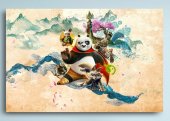 Tablou canvas - Kun Fu Panda personaje