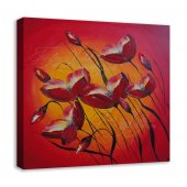 Tablou canvas - Maci in adierea vantului