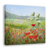 Tablou canvas - Maci si flori de camp