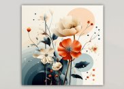 Tablou canvas - Modern abstract flowers