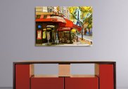 Tablou canvas - O cafenea pariziana