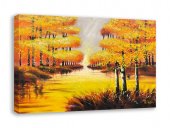 Tablou canvas - Oglindiri aurii