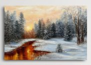 Tablou canvas - Reflexii hibernale