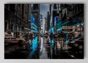 Tablou canvas - Seara ploioasa in New York