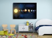 Tablou canvas - Sistemul solar