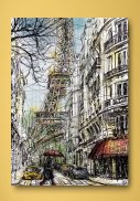 Tablou canvas - Strada pariziana