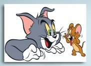 Tablou canvas - Tom si Jerry