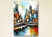 Tablou canvas - Urban abstract landscape