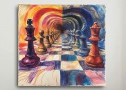 Tablou canvas - Viziune sah