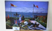 Tablou canvas -Jardin a Sainte Adresse - Claude Monet