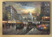 Tablou canvas -Washington - Strada spre Capitoliu