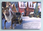 Tablou canvas Olaf si Sven- Frozen