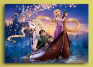 Tablou canvas Rapunzel, Flynn Rider si Maximus