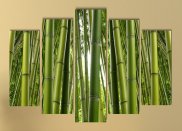 Tablou multicanvas - Padure de bambus