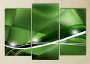 Tablou multicanvas - Verde abstract