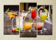 Tablou multicanvas - Cocktails